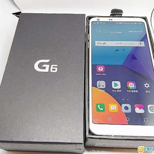 新淨 白色 LG G6 H870DS 64GB 雙卡電話