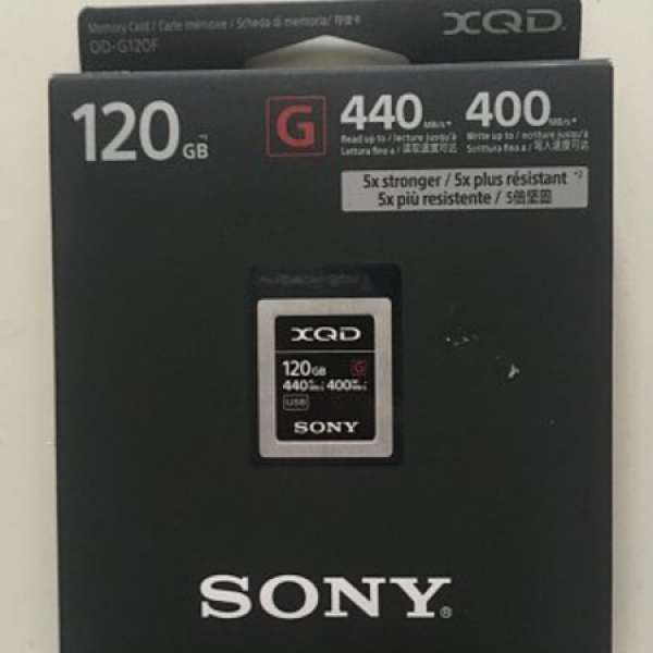 Sony xqd 120gb 全新