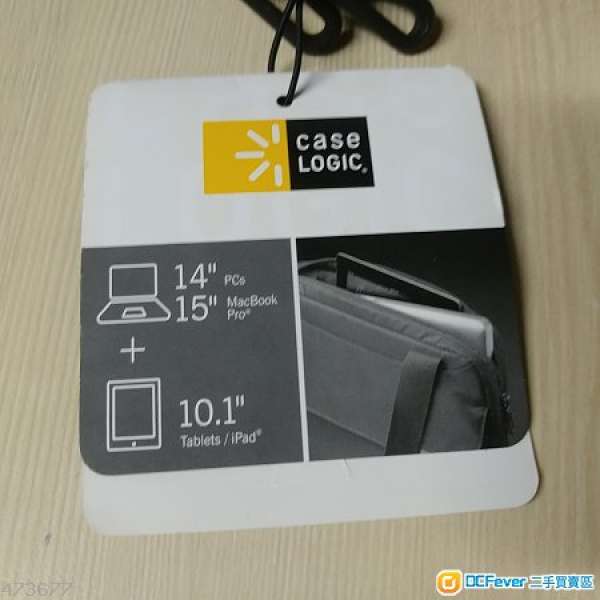 美國Case Logic 14吋筆記電腦/iPad 電腦袋 MLT-114灰色