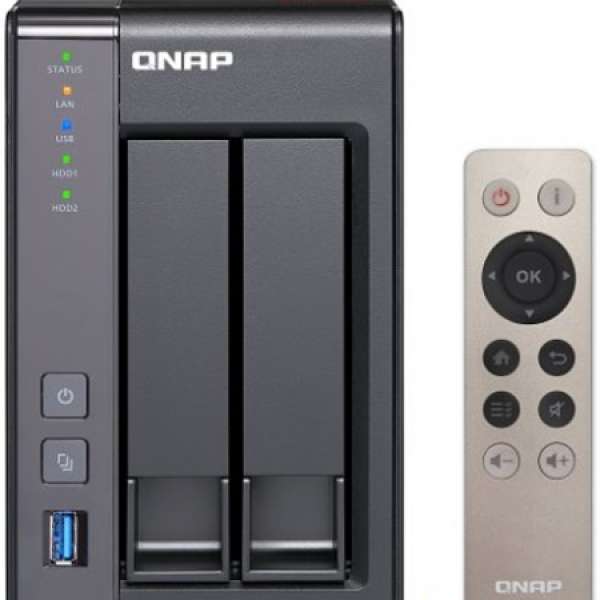 QNAP TS-251+ (2GB, 3TB X2)
