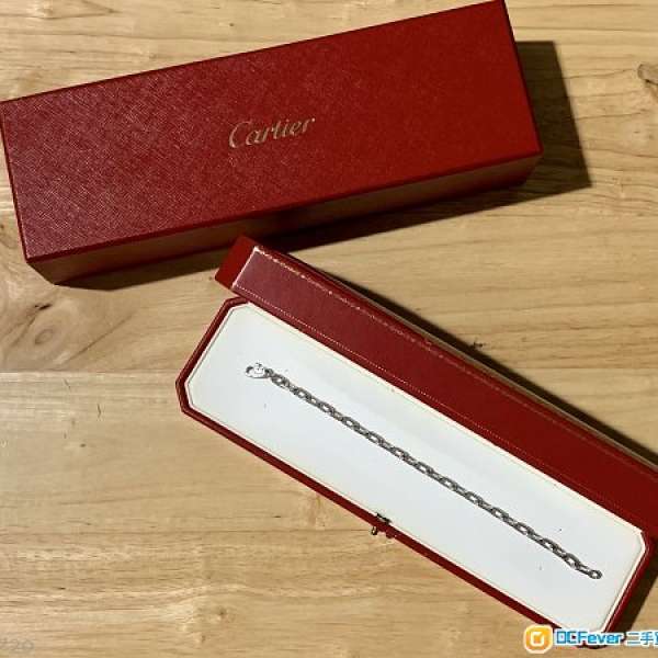 Cartier 斯巴達18K白金手鏈