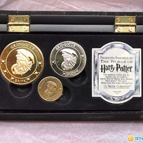 Harry Potter Coins Set  華立哈利波特硬幣套裝 WB HP Gringotts Bank Coins