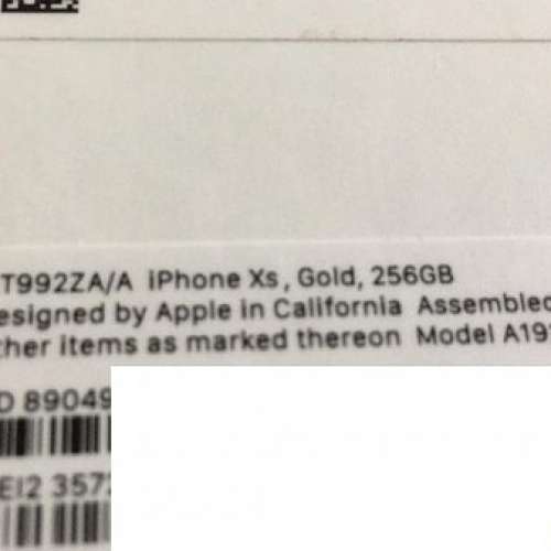 全新iphone Xs 256GB GOLD , 行保