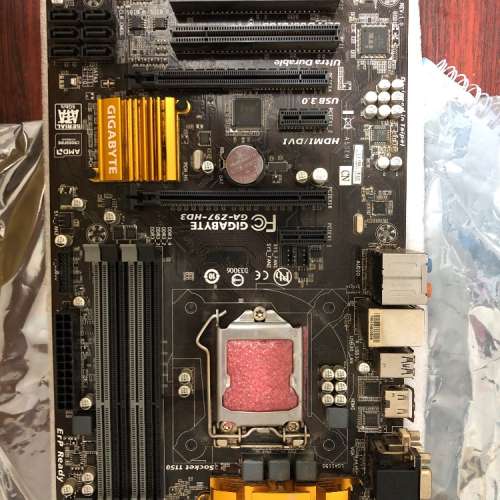 二手 GIGABYTE Z97-HD3 z97 DDR3 USB3 LGA1150 ATX MB