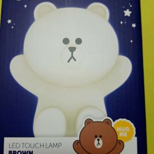 LINE FRIENDS - Led Touch lamp (hug me版）購買自韓國 全新未開盒