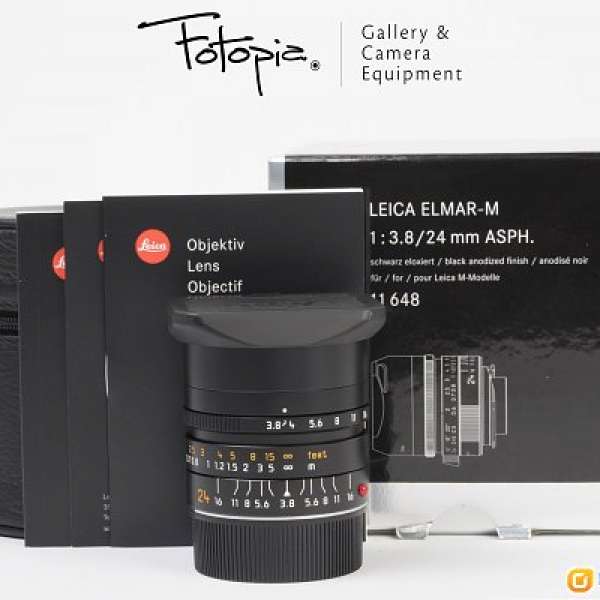 || Leica Elmar-M 24mm F3.8 ASPH, Like New with full packing ||