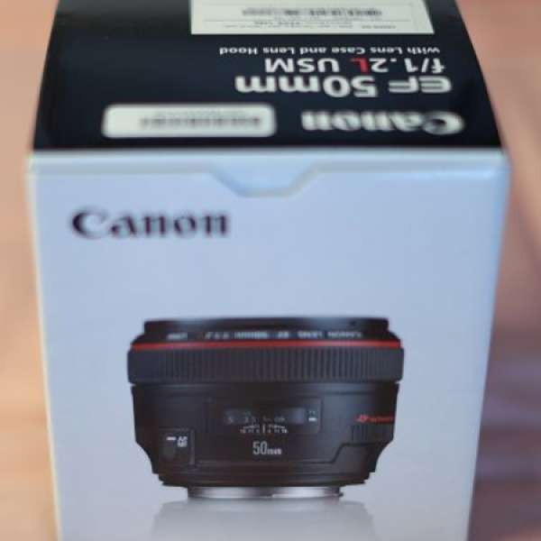 Canon EF 50mm f1.2L 行貨, 全新未用過