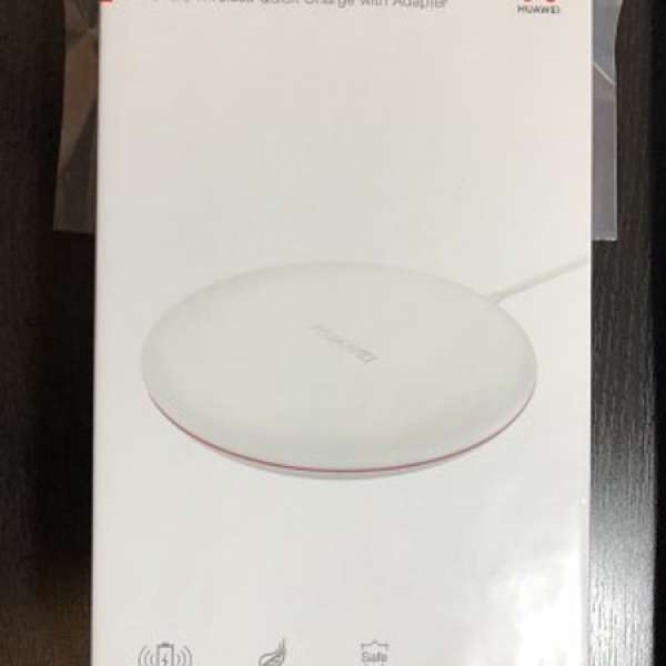 Huawei 無線快速充電板連充電器 CP60 wireless charger 白色 華為香港行貨
