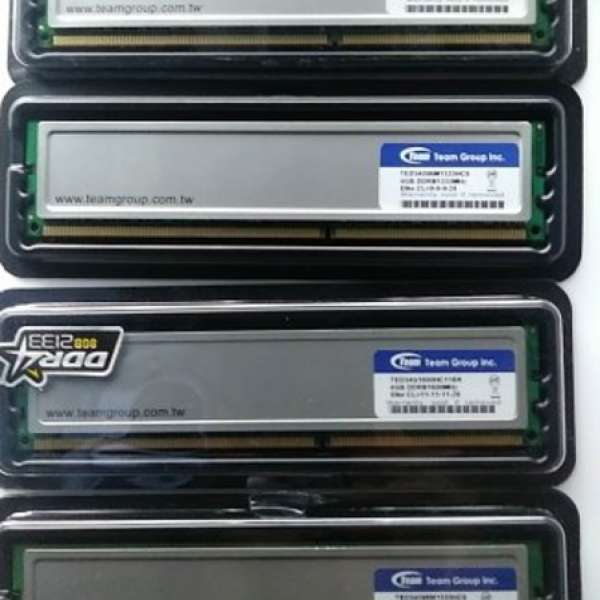 Team Group DDR3 4GB x 4 pieces