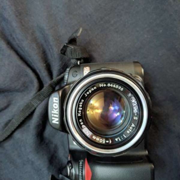 最後的Nikon CCD 機身， D80 連50mm f1.4 手動鏡