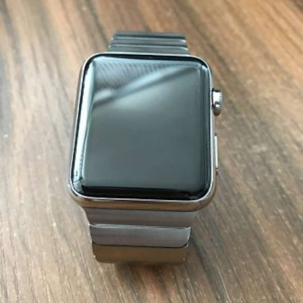 Apple Watch 42mm  stainless steel 不鏽鋼 配不鏽鋼錶帶