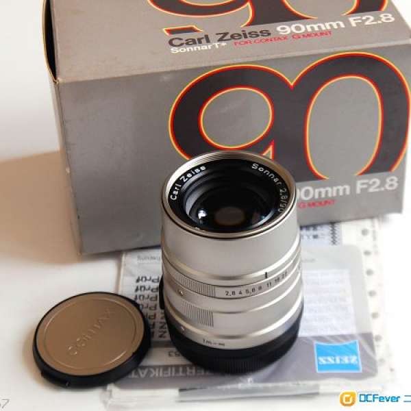 Contax G90 90mm f2.8 Carl Zeiss Sonnar T* 95% new full packing