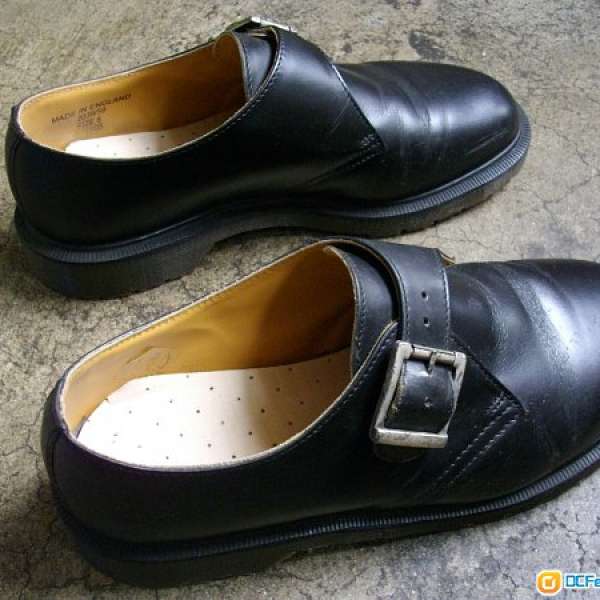 英國 Dr Martens 男裝款 黑皮鞋 Made In England