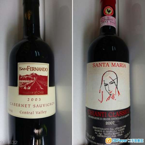 紅酒  (Chile, Italia & France)