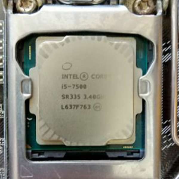 Intel i5-7500 CPU 送RAM和主板