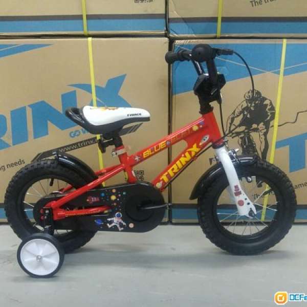 ＊附送泥擋＊TRINX 12吋 兒童單車- BLUE ELF 1.0 (連輔助轆)