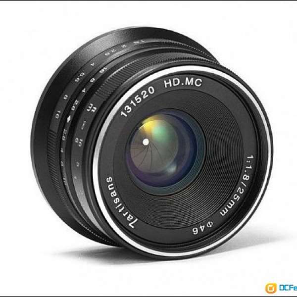 全新 七工匠 25mm f1.8  For Sony Fujiflim X-t3 A6300 A7S II  A6400 X-e3...