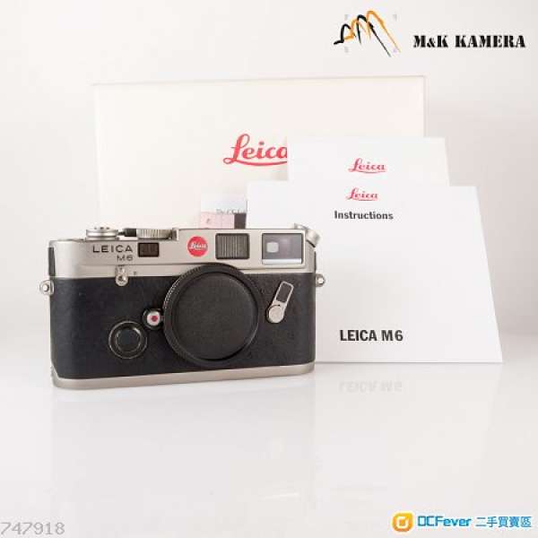 Leica M6 classic 0.72 Titan Film Rangefinder Camera #65738