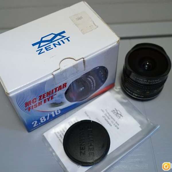 Zenit 16mm f2.8 Fish Eye  ( canon )