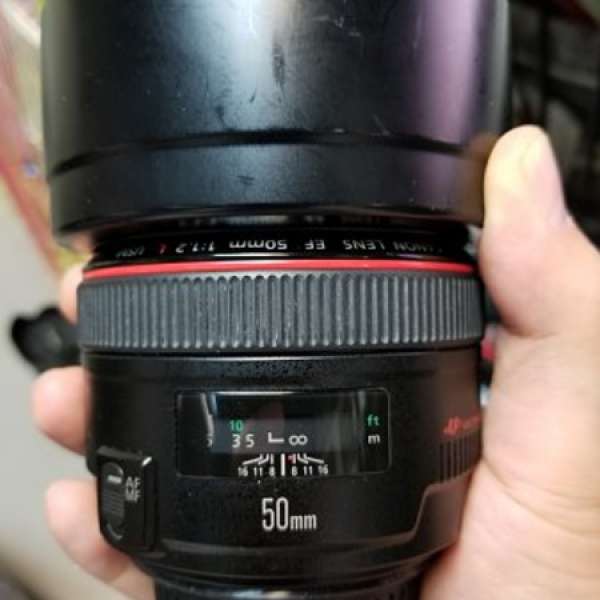 95% new Canon EF 50mm f/1.2L USM 7200