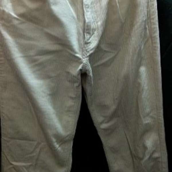 日本制levis w519 奶白色高腰直脚燈芯絨褲 29吋
