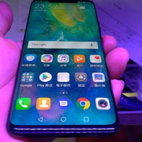 HUAWEI Mate 20 pro 8gb+2563月頭台機蓝色如同新手機