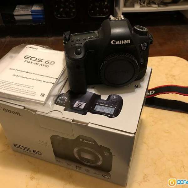 Canon EOS 6D Body 98% new 配件, 盒, 單 全齊