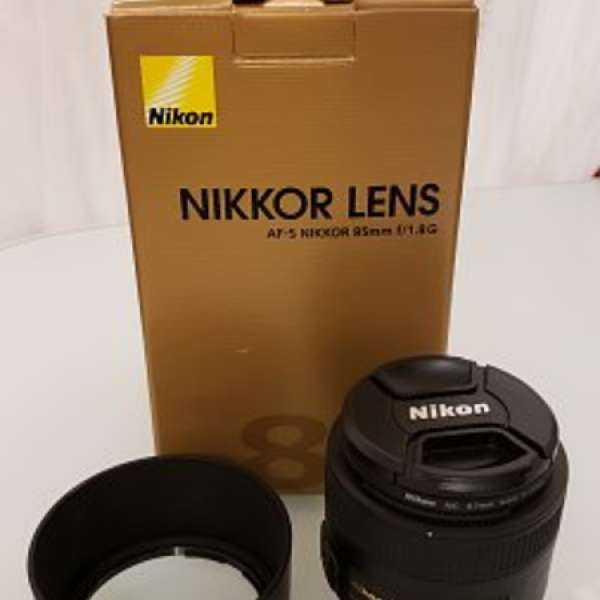 Nikon AFS 85mm 1.8G 9成5新