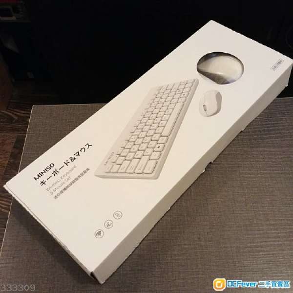 Miniso 名創優品 USB Wireless Keyboard & Mouse Set 無線鍵盤及滑鼠套裝