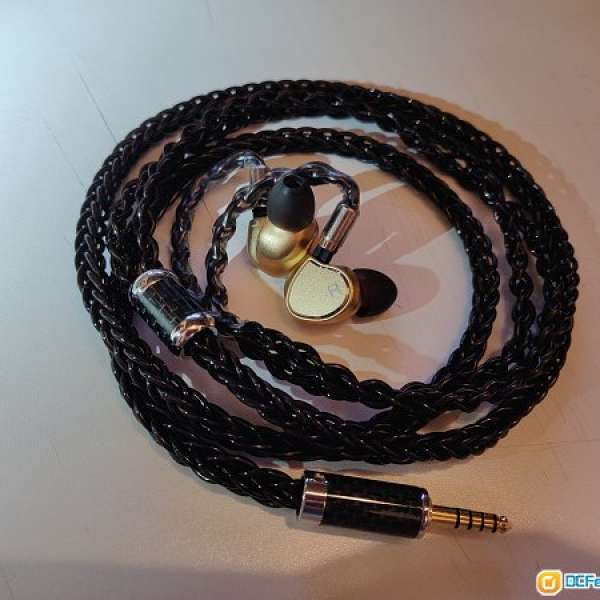 人気商品超目玉 目玉商品 FAudio Black Sprite Cable 8 wire 4.4