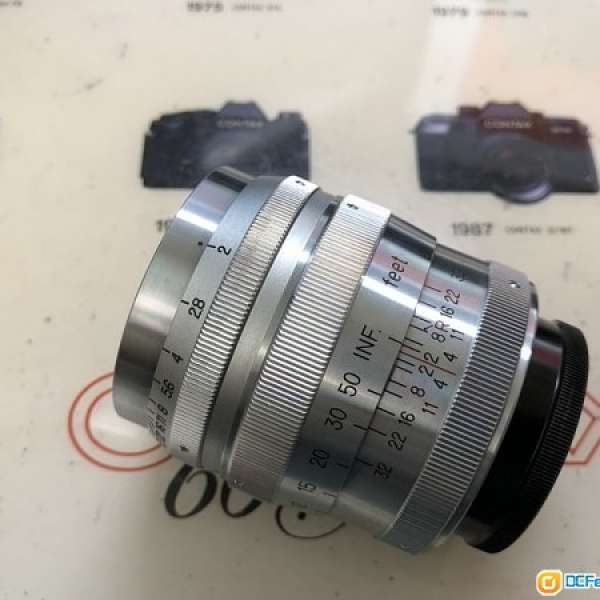 85-90% New Nikon 8.5cm 85mm f/2 LTM Chrome Lens $3880. Only