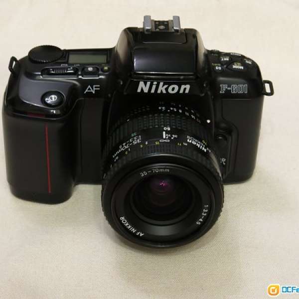 Nikon F-601 + AF 35-70 f/3.3-4.5 (送閃光燈)