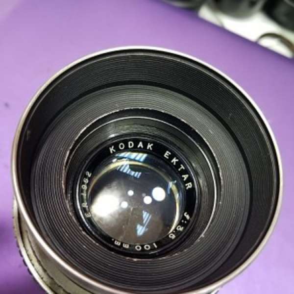 Kodak Ektar 100mm F3.5已改 M42羅絲 接口.(不是一般M42鏡)要加調焦筒.,可6x6 哈蘇