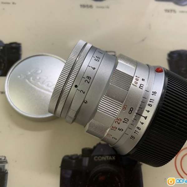 Over 90% New Leica 50mm f/2 Summicron Rigid M Lens