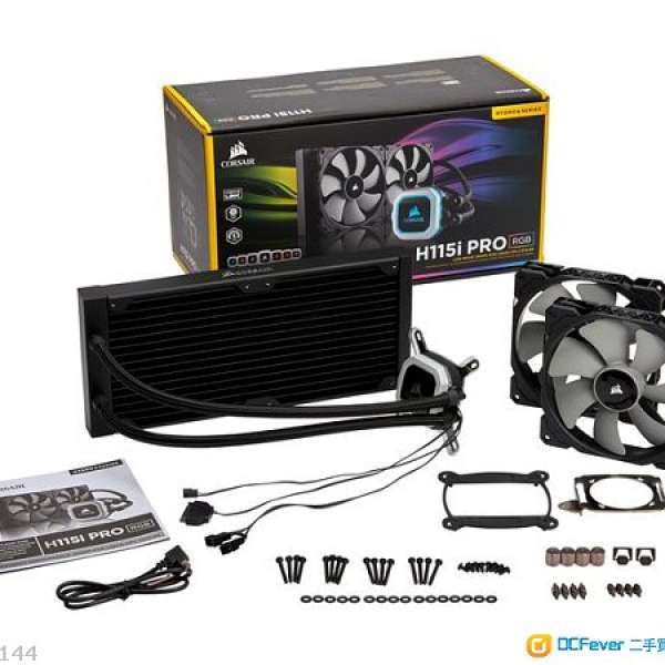 Corsair Hydro H115i Pro RGB AIO Cooler 一體式水冷