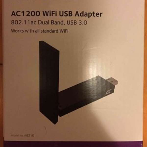 全新 NETGEAR AC1200 WiFi USB適配器手指 隨插隨用 只售$180