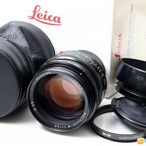 神級大瞳 Leica Noctilux-M 50mm f/1.0 大光圈鏡的皇者 (罕有玻璃98新 ) M系 SONY A...