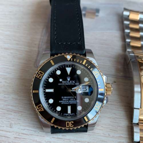 Rolex Submariner 116613 LN 間金黑水鬼