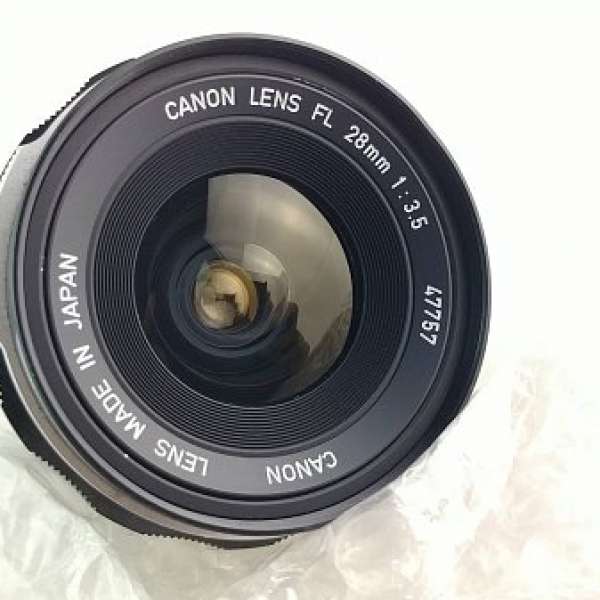 CANON FL 28mm F3.5 (canon fd) 合A7 EOS FUJI fx NEX M4/3 及其他無反