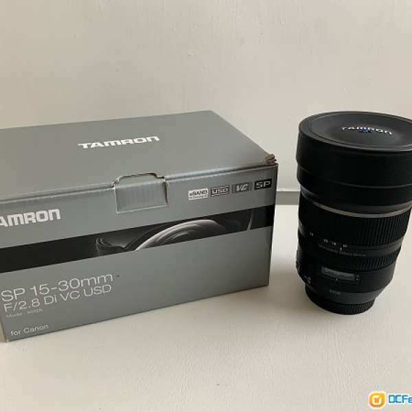 95% new Tamron SP 15-30mm F2.8 VC USD(A012 第1代) Canon mount 行貨有保