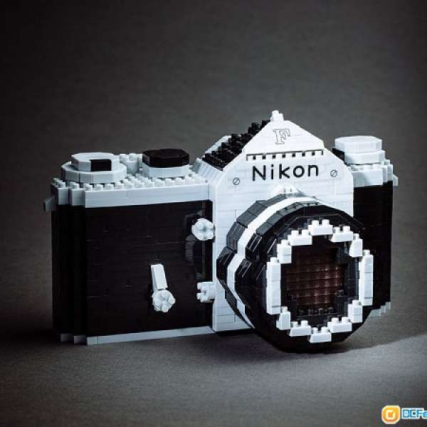 nanoblock x NikonF (正版) 拼砌小模型相機 （已絕版）