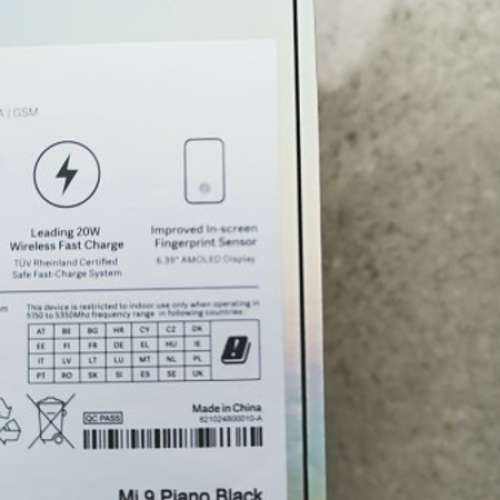 小米9 Piano Black 6GB+128GB