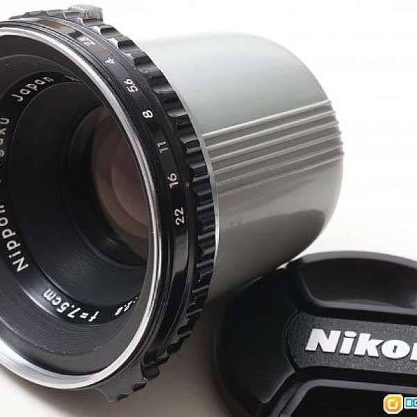 Nikon Nikkor-P 75/2.8(Bronica口)6x6中底鏡，色靚銳利，唔大支，啱A7  GFX  Nikon...