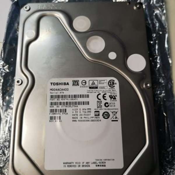 Toshiba 4TB 3.5寸 7200RPM SATA Hard Disk