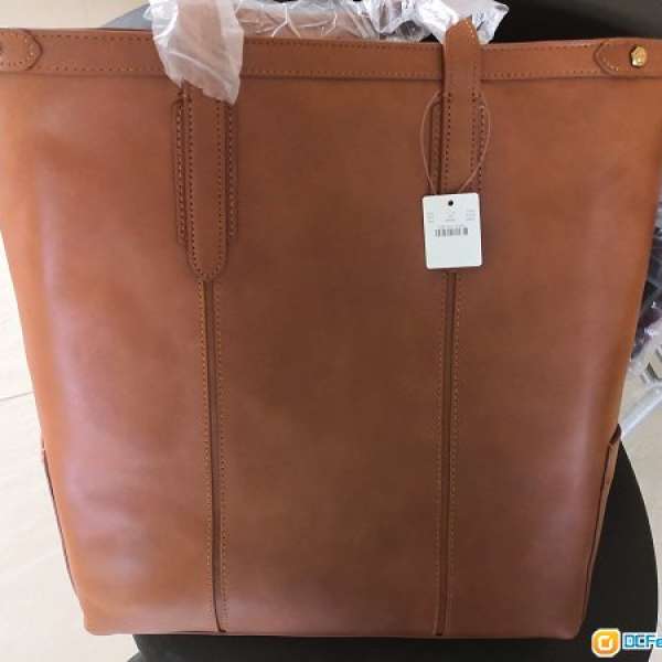 J.CREW Oar Leather Tote Bag