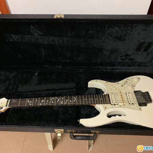 Ibanez Steve Vai guitar in white