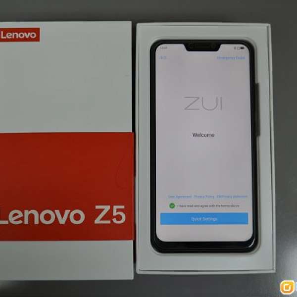 98% new Lenovo Z5 (黑色，水貨)