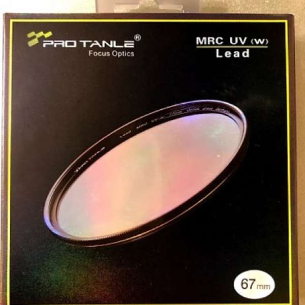 ProTanle MRC UV 67mm filter (100%全新) 德國品牌