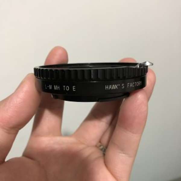 Hawk’s factory Leica M to E mount close focus adaptor 神力環