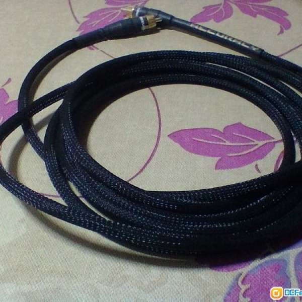 ACCURACY RCA CABLE for subwoofer, 2.7m, used, made in Canada